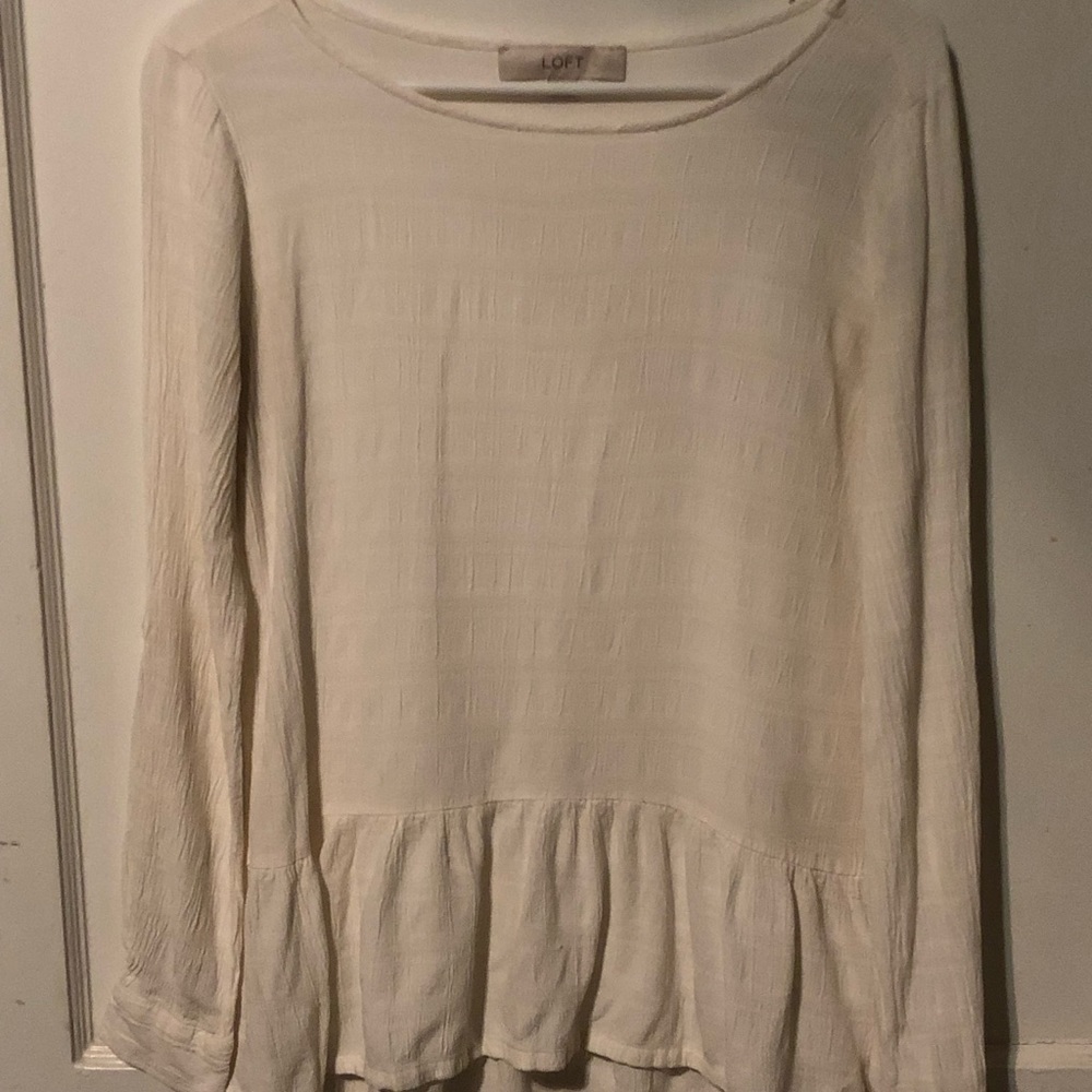 LOFT Peplum Blouse